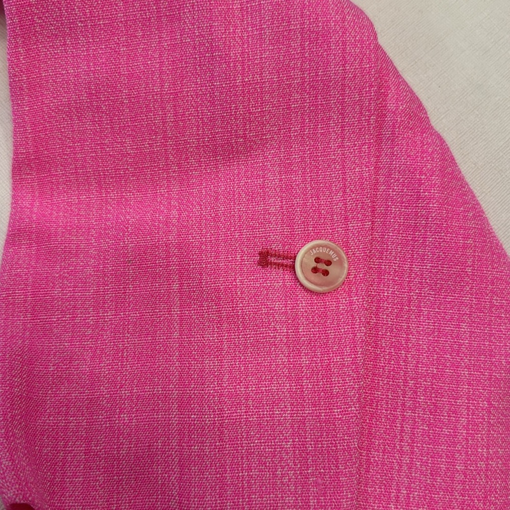 NWT JACQUEMUS La Robe Bari cutout linen minidress - Picture 6 of 11